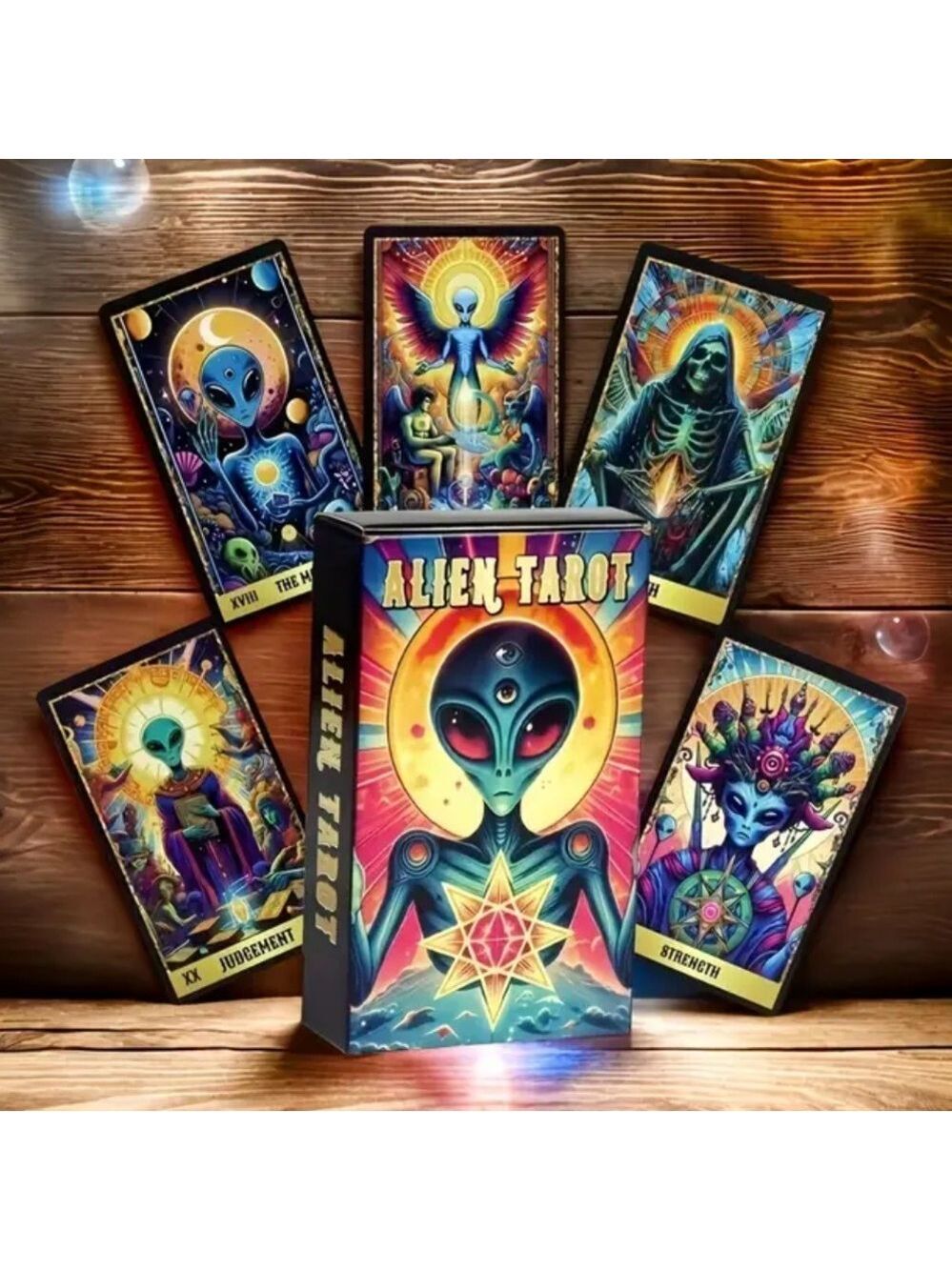 Alien Tarot Deck: Cosmic Wisdom & Extraterrestrial Guidance Oracle Mystic Cards
